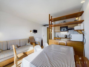 Studio cabine 6 pers, centre station, balcon, lave-vaisselle - FR-1-398-500